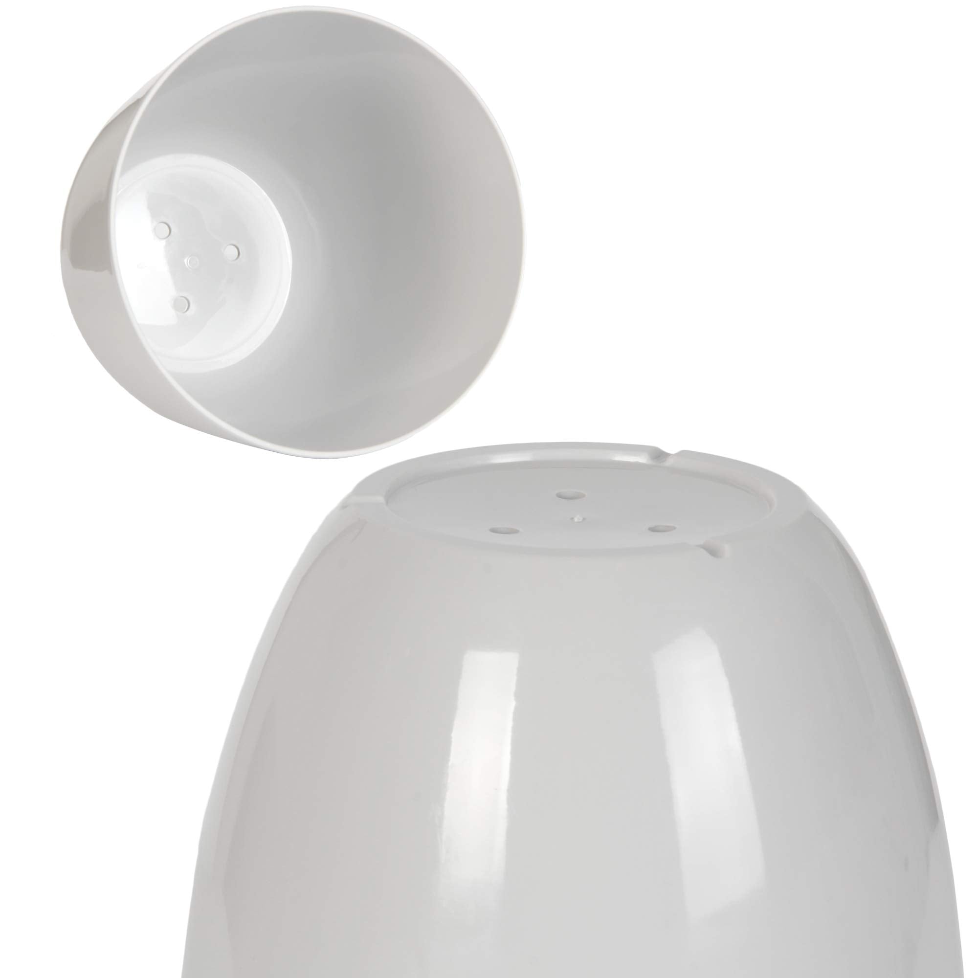 Youngever 10 Pack 3 Inch Mini Plastic Planters Indoor Flower Plant Pots, Grey Gardening Pot with Drainage for All House Plants, Flowers, Herbs, Succulents, NO Plant Included