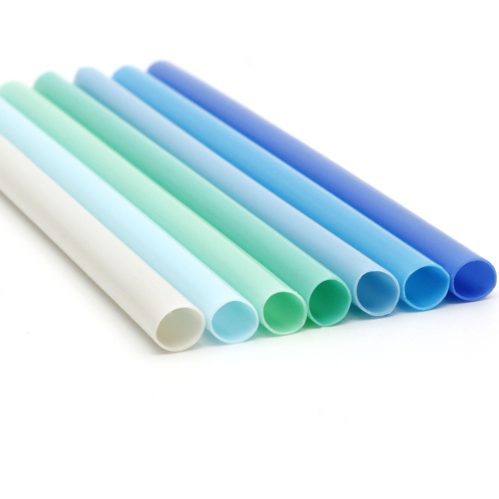 Youngever 7 Pack Kids Plastic Straws, 5 Inch Reusable Plastic Straws for Kids and Toddlers