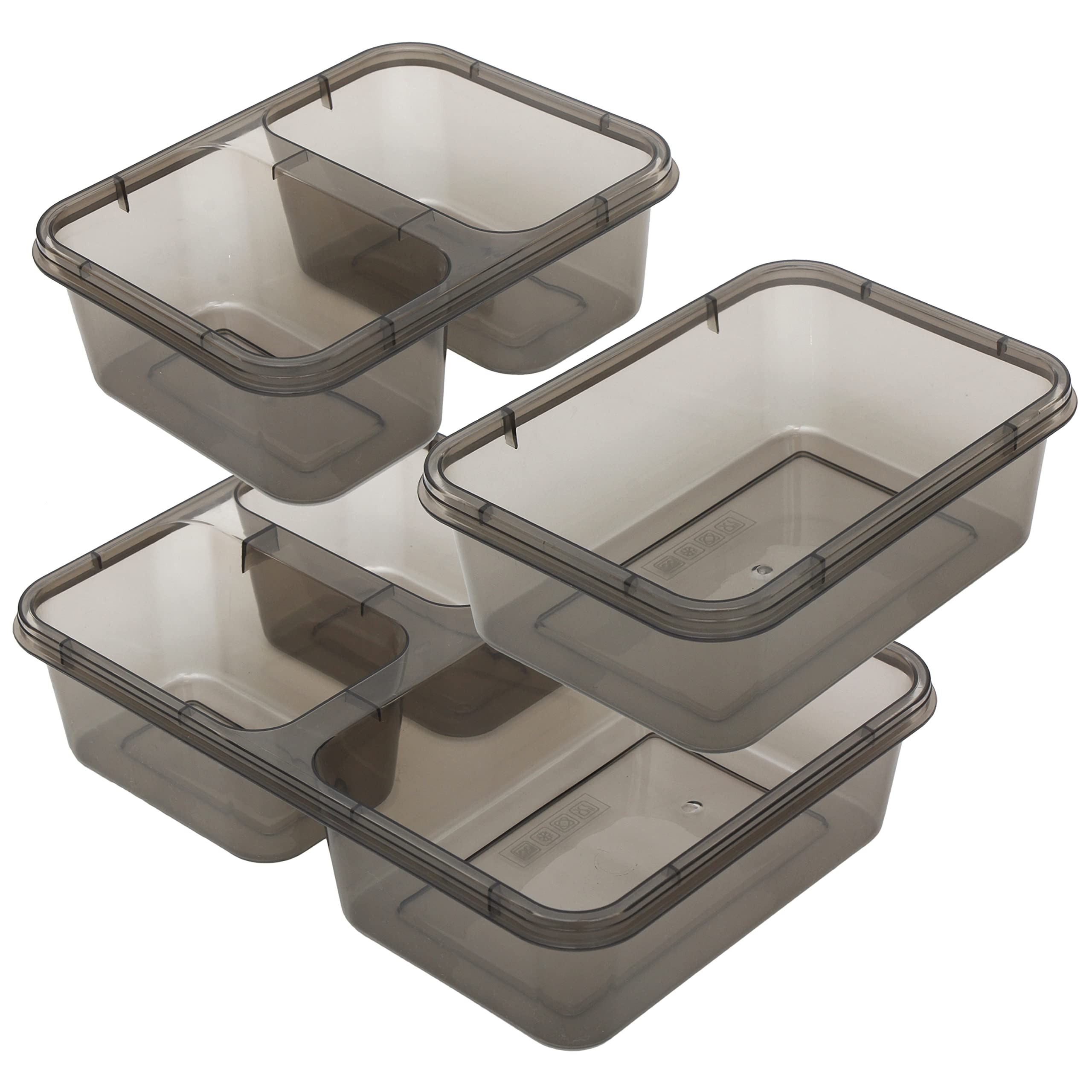 Youngever 9 Sets Bento Lunch Box, Meal Prep Containers, Reusable Plastic Food Storage Container Boxes