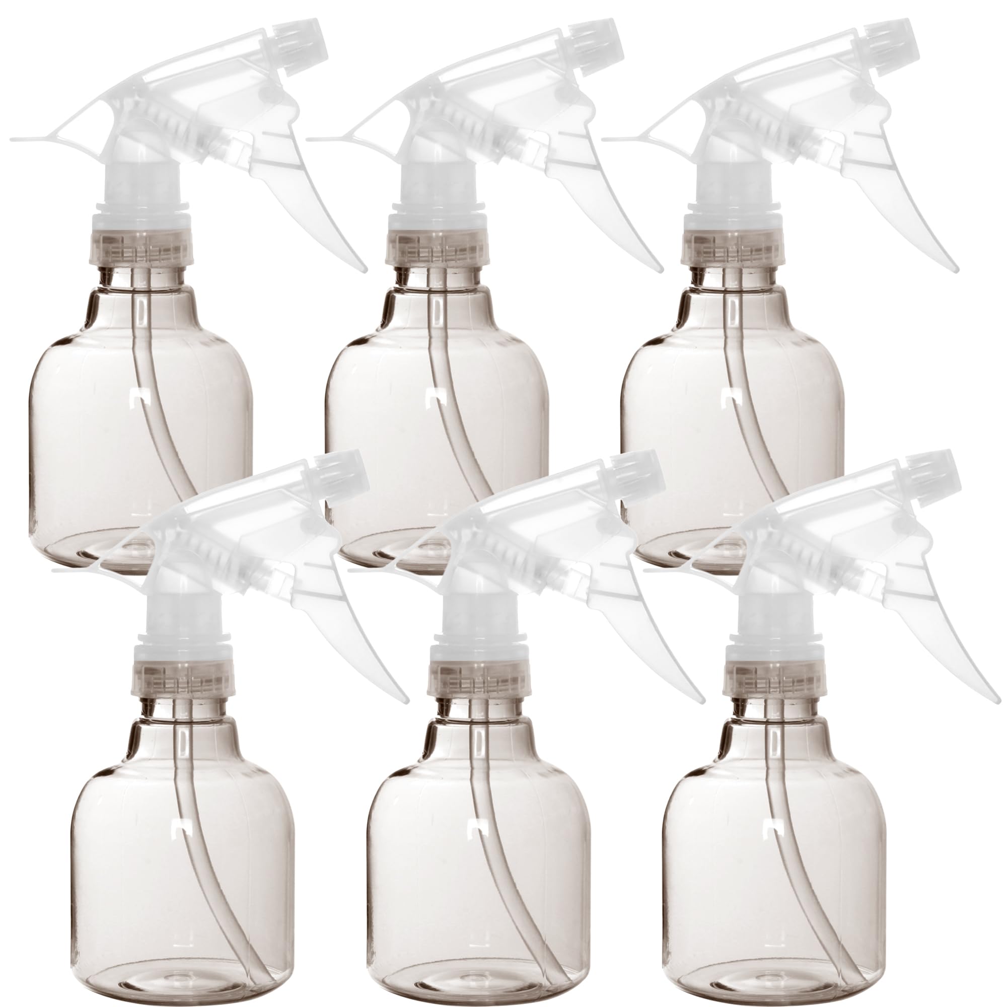 Youngever 6 Pack 8 Ounce Empty Plastic Spray Bottles