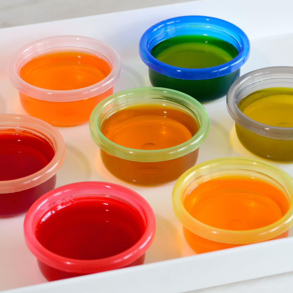 Youngever 9 Pack Plastic Jello Shot Cups, Reusable Portion Cups With Lids, Small Plastic Containers with Lids