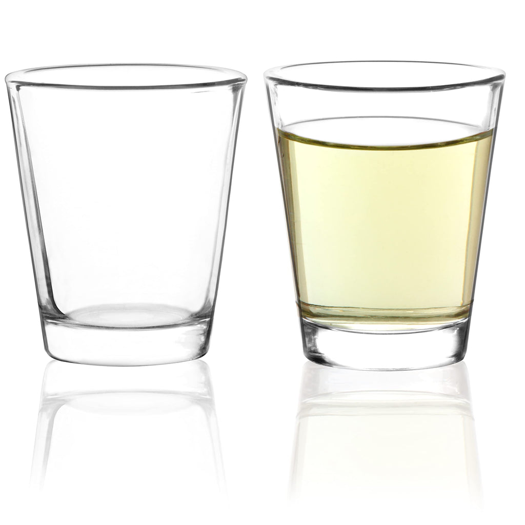 Youngever 8 Pack Shot Glass Set, Glass Shot, Clear Shot Glass