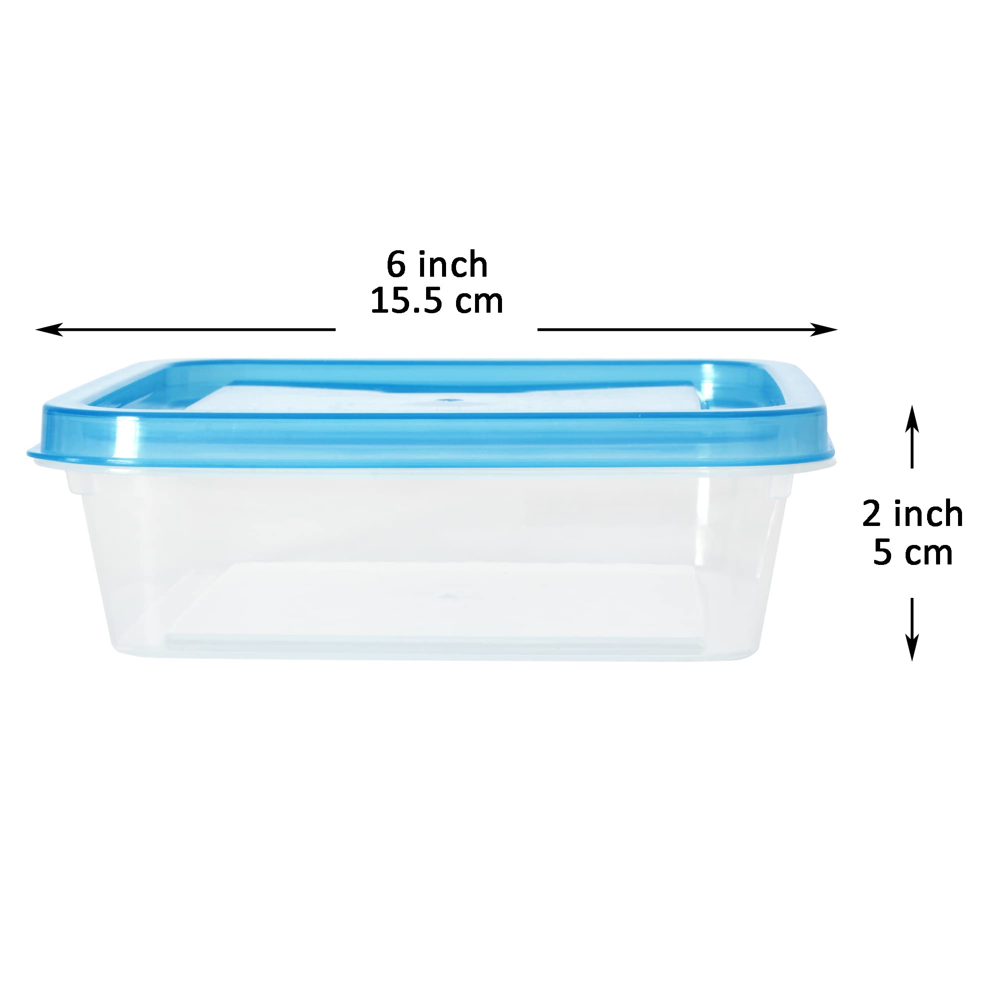 Youngever 3 Pack 20 Ounce Sandwich Containers for Lunch Box, Reusable Food Storage Containers, Meal Prep Containers, Single Sandwich