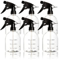 Youngever 6 Pack Empty Plastic Spray Bottles, Spray Bottles for Hair and Cleaning Solutions, 6 Pack 16 Ounce Bottles