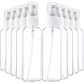 Youngever 10 Pack Plastic Spray Bottles 4 Ounce, Refillable Plastic Spray Bottles with Lids, Clear Empty Fine Mist Plastic Mini Travel Bottles