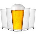 Youngever 6 Pack 22 Ounce Plastic Beer Glasses, Unbreakable Beer Mug, Drinking Glasses, Reusable Beer Cups