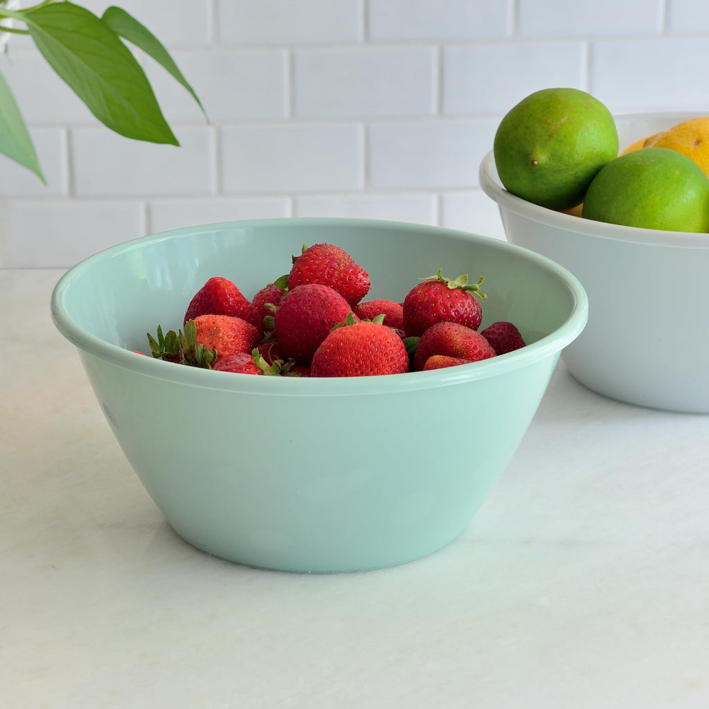 Youngever 9 inch 80 Ounce Plastic Mixing and Serving Bowls, Popcorn Bowls, Salad Bowls, Chip and Dip Serving Bowls, Set of 9