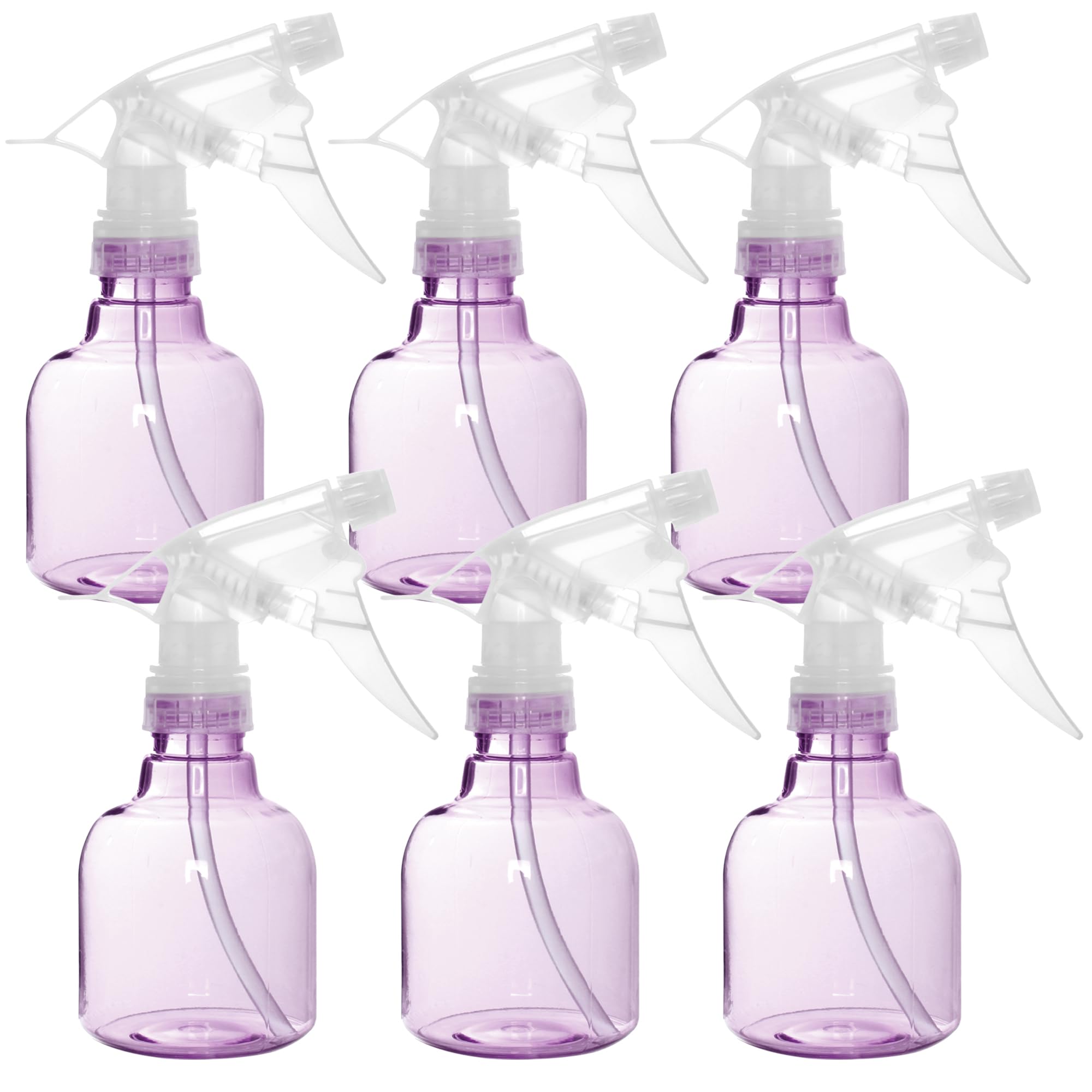 Youngever 6 Pack 8 Ounce Empty Plastic Spray Bottles
