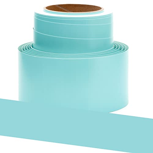 Youngever 52.5 ft Bulletin Board Borders Confetti Border for Classroom Decoration (Turquoise)