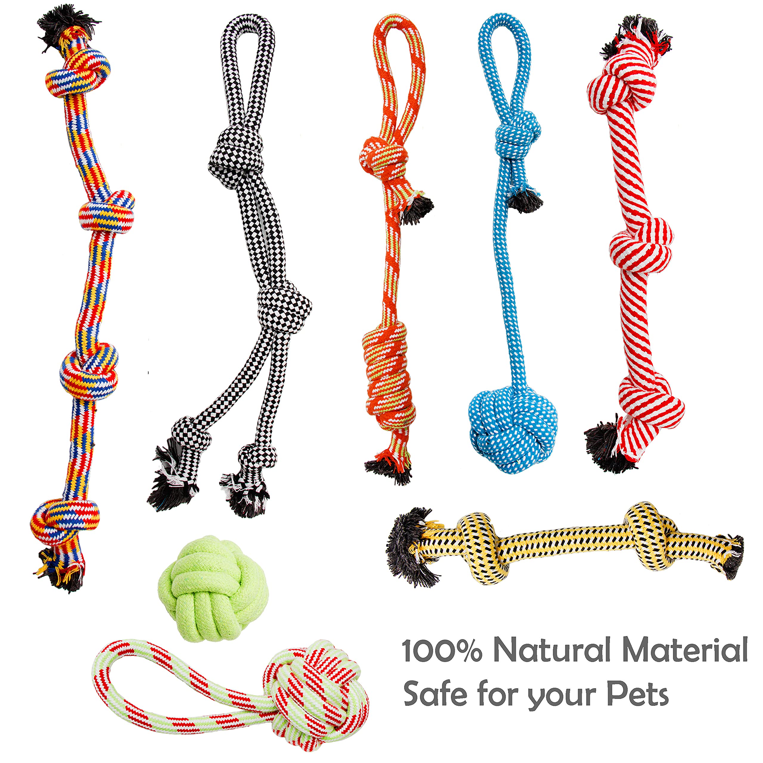 Youngever Dog Rope Toys, Puppy Chew Toys Dog Toys for Medium to Large Dogs