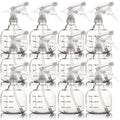 Youngever 12 Pack 16 Ounce Empty Plastic Spray Bottles, Spray Bottles for Hair and Cleaning Solutions