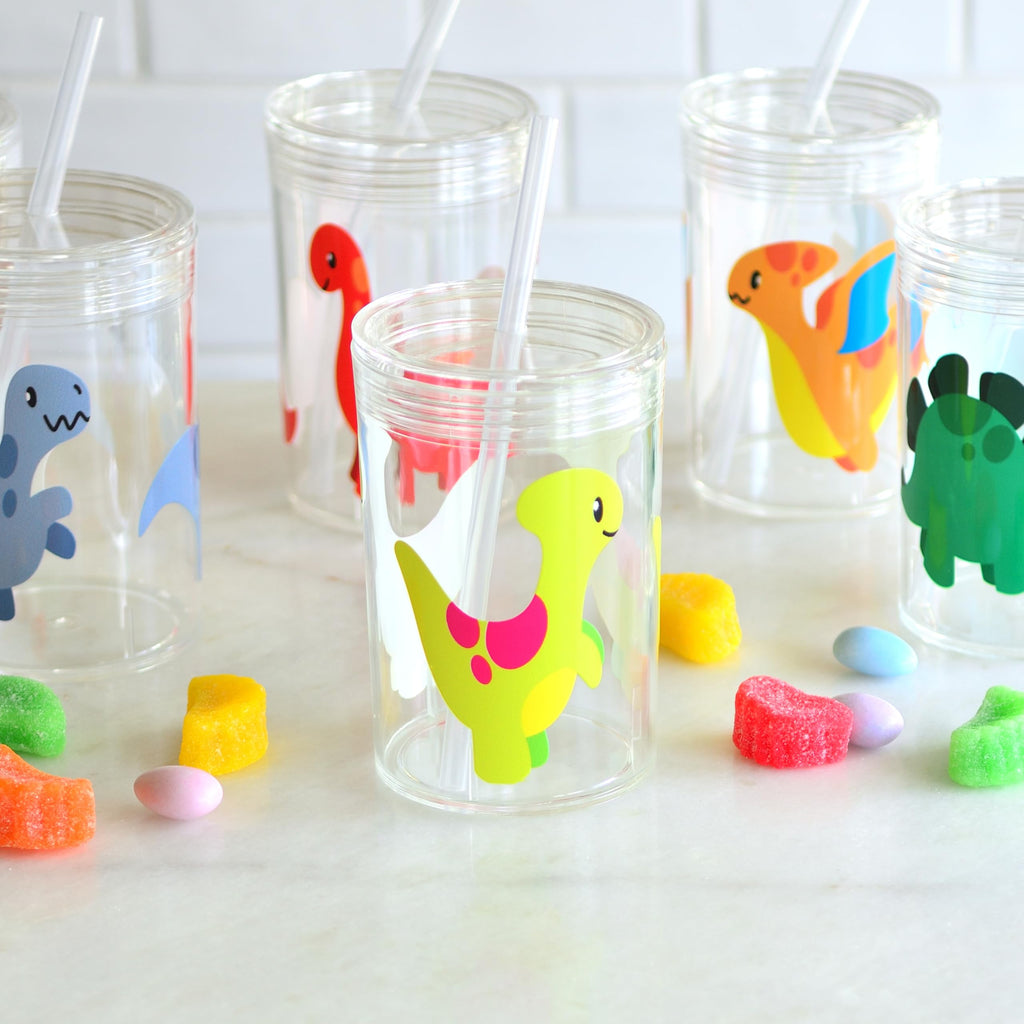 Youngever Tritan Kids Cup, Reusable 14 Ounce Tritan Water Cup with Lid and Straw, Unbreakable Kids Straw Cup