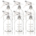 Youngever 6 Pack Empty Plastic Spray Bottles, Spray Bottles for Hair and Cleaning Solutions, 6 Pack 16 Ounce Bottles
