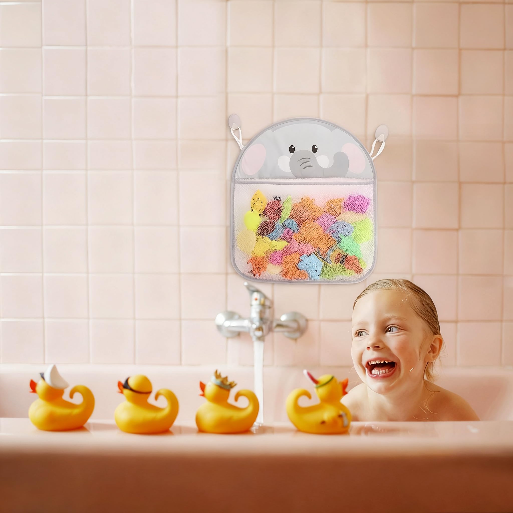 Youngever Bath Toy Net, Bath Toy Organizer, Bath Toy Storage
