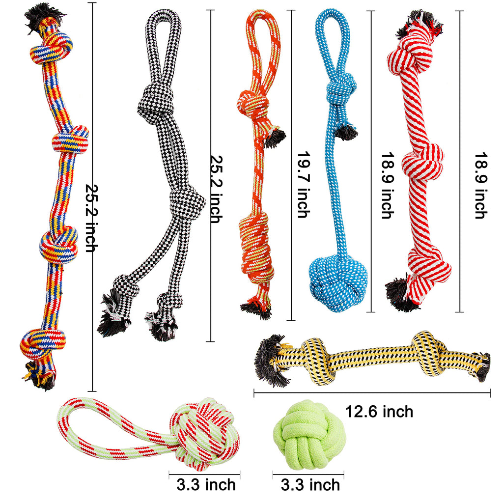 Youngever Dog Rope Toys, Puppy Chew Toys Dog Toys for Medium to Large Dogs