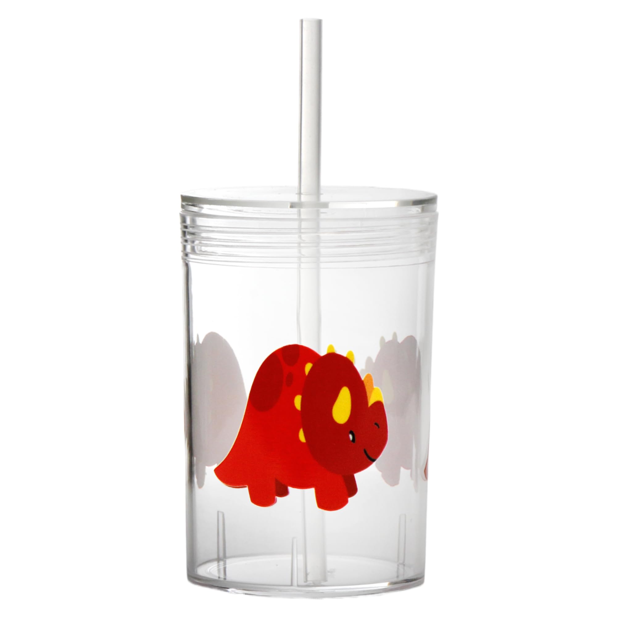 Youngever Tritan Kids Cup, Reusable 14 Ounce Tritan Water Cup with Lid and Straw, Unbreakable Kids Straw Cup