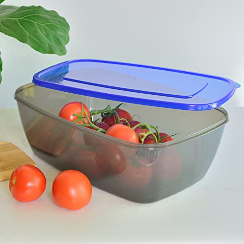 Youngever 2 Pack Large Food Storage Container Boxes - Reusable Plastic Meal Prep Containers