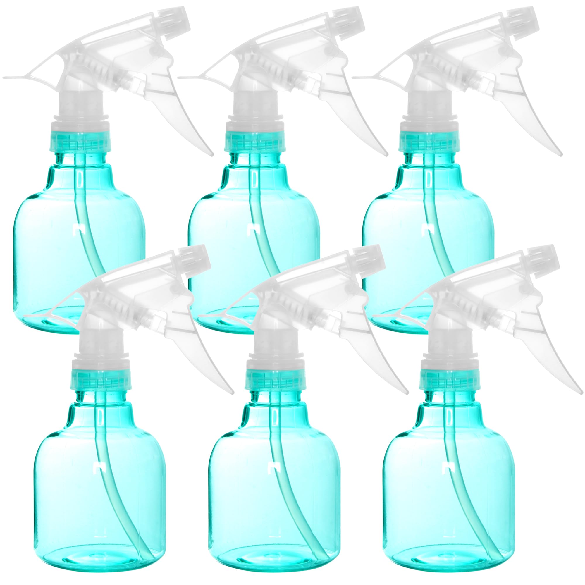 Youngever 6 Pack 8 Ounce Empty Plastic Spray Bottles