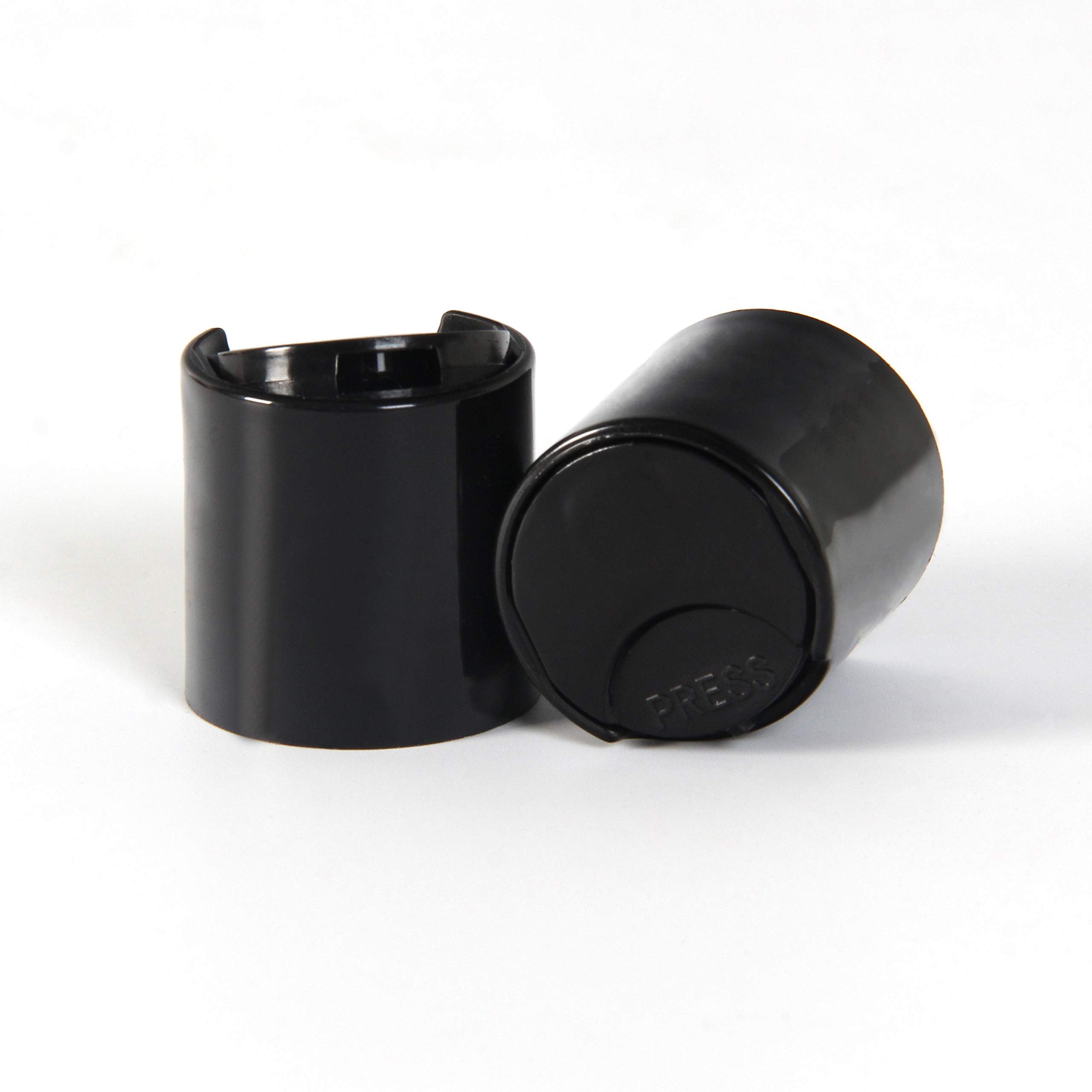 Youngever 10 Pack Clear Plastic Empty Bottles with Disc Cap 8 Ounce, Refillable Cosmetic Bottles, Squeeze Containers for Shampoo, Liquid Body Soap, Lotion, Cream (Long)