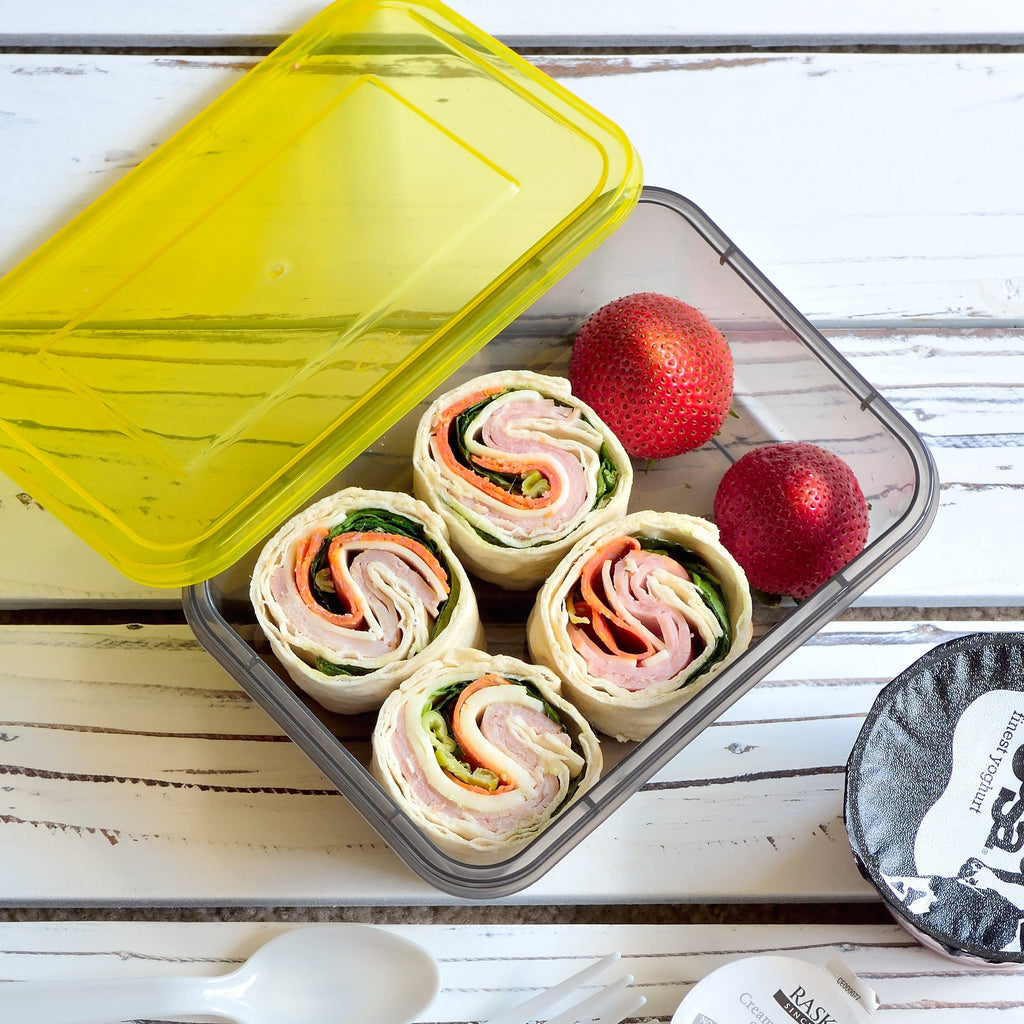 Youngever 9 Sets Bento Lunch Box, Meal Prep Containers, Reusable Plastic Food Storage Container Boxes