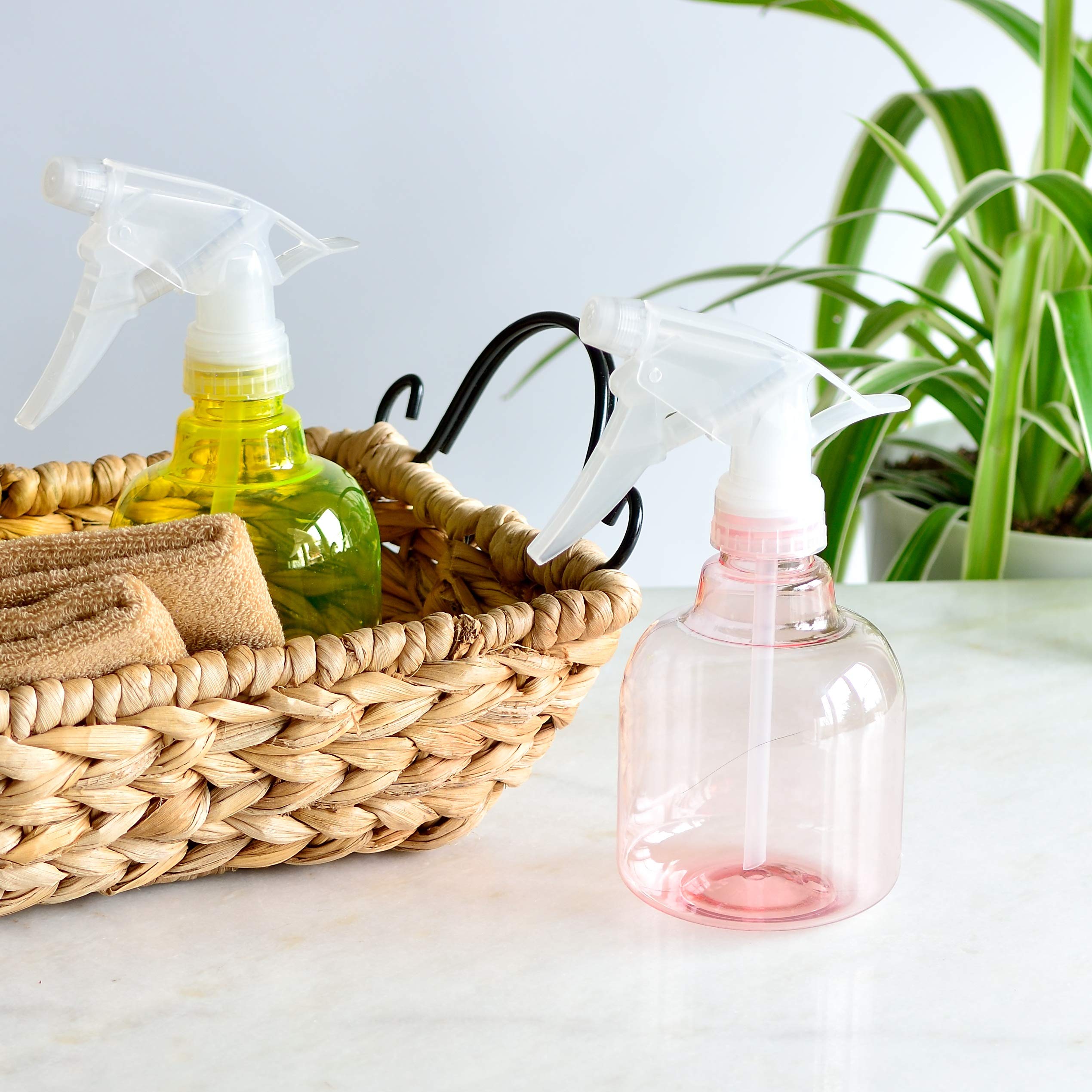 Youngever 6 Pack 8 Ounce Empty Plastic Spray Bottles